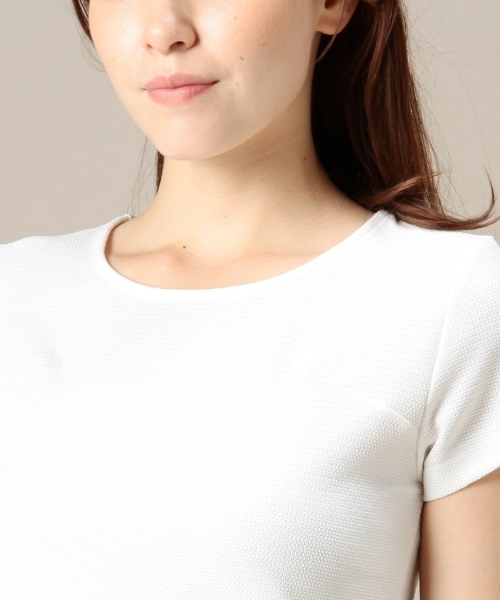 BEAUTY&YOUTH UNITED ARROWS(ビューティーアンドユースユナイテッドアローズ)の「BYSF ラッセルぺプラムチュニックプルオーバー ◆(Tシャツ/カットソー・レディース・ホワイト/ブラック/ライトグレー・フリー)」の11枚目の写真