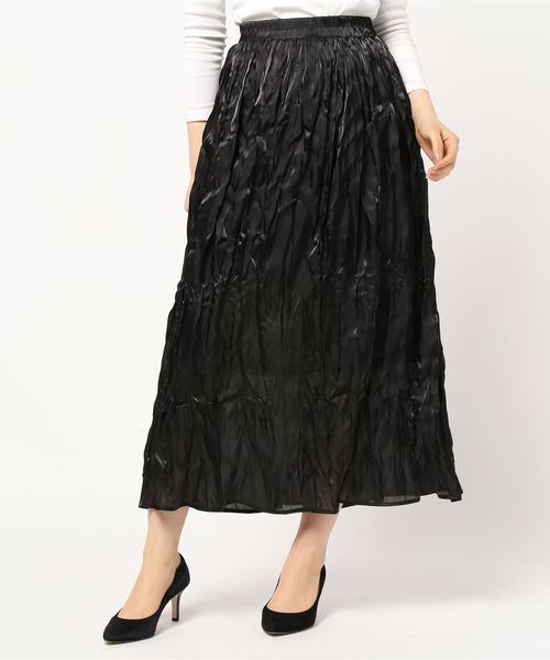 ＪＵＧＬＡＮＳ（ユグランス）の「☆ サテンスカート（スカート・レディース・ブラック/オレンジ/ブルー・FREE）」の2枚目の写真