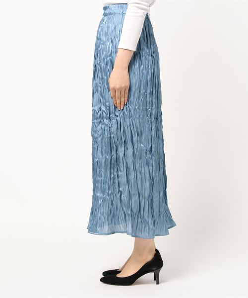 ＪＵＧＬＡＮＳ（ユグランス）の「☆ サテンスカート（スカート・レディース・ブラック/オレンジ/ブルー・FREE）」の4枚目の写真