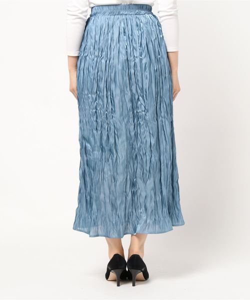 ＪＵＧＬＡＮＳ（ユグランス）の「☆ サテンスカート（スカート・レディース・ブラック/オレンジ/ブルー・FREE）」の5枚目の写真