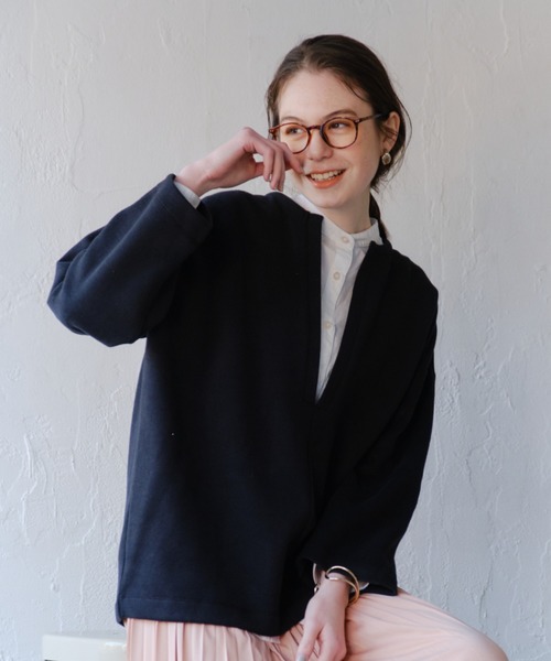 SEVENDAYS=SUNDAY(セブンデイズサンデイ)の「【2020春夏】スキッパーネックカットプルオーバー*★(スウェット)」|ブラック