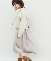 natural couture | 春コールコンパクトショートブルゾン(ブルゾン)