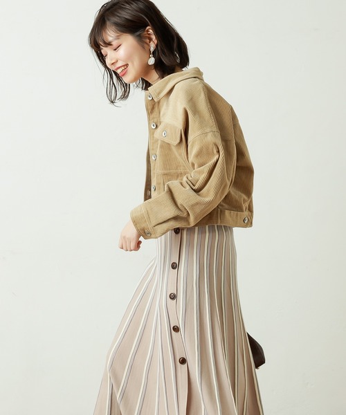 natural couture（ナチュラルクチュール）の「春コールコンパクトショートブルゾン（ブルゾン・レディース・ベージュ/アイボリー/ミント・FREE）」の16枚目の写真