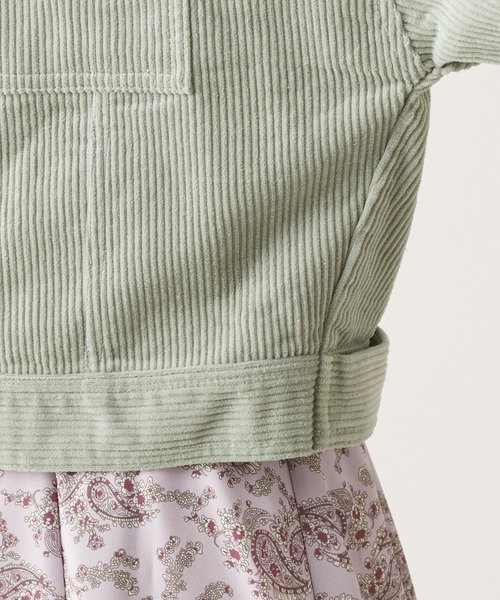 natural couture（ナチュラルクチュール）の「春コールコンパクトショートブルゾン（ブルゾン・レディース・ベージュ/アイボリー/ミント・FREE）」の21枚目の写真