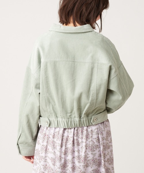 natural couture（ナチュラルクチュール）の「春コールコンパクトショートブルゾン（ブルゾン・レディース・ベージュ/アイボリー/ミント・FREE）」の19枚目の写真