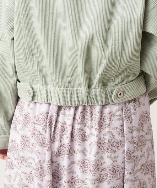 natural couture（ナチュラルクチュール）の「春コールコンパクトショートブルゾン（ブルゾン・レディース・ベージュ/アイボリー/ミント・FREE）」の20枚目の写真