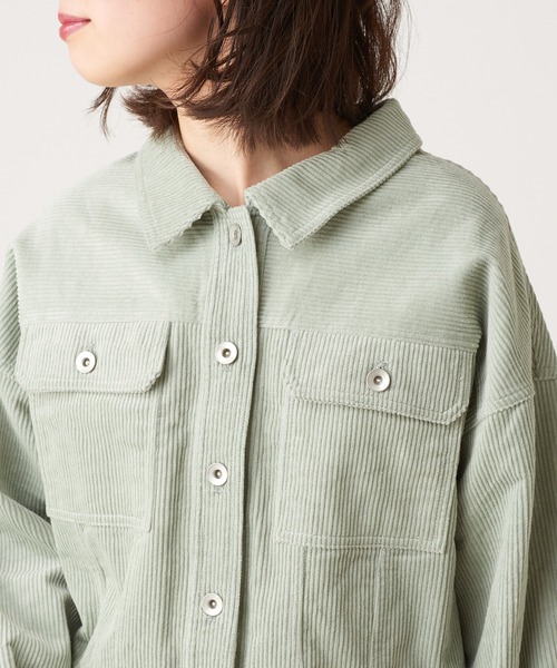 natural couture（ナチュラルクチュール）の「春コールコンパクトショートブルゾン（ブルゾン・レディース・ベージュ/アイボリー/ミント・FREE）」の22枚目の写真