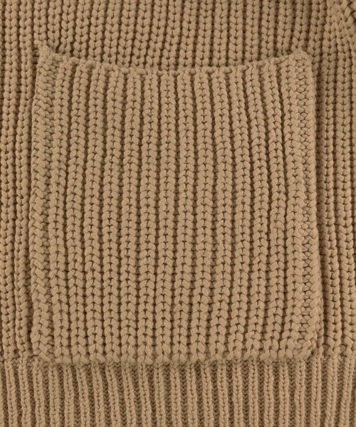 ALEXIA STAM（アリシアスタン）の「Double Pocket Fringe Knit