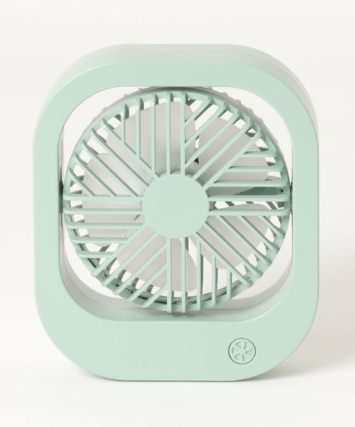 ALWAYS GOOD TIME(オルウェイズグッドタイム)の「卓上ミニ扇風機(卓上ファン)(生活家電/PCグッズ)」|ミント