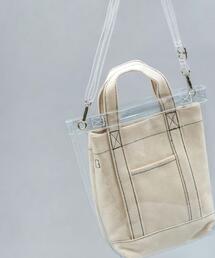 BEAUTY&YOUTH UNITED ARROWS | BY キャンバス×クリア トートバッグ -2WAY-(トートバッグ)