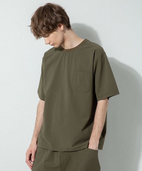 YARD PLUS(ヤードプリュス)の「YARD PLUS クイックドライ軽量Tシャツ(Tシャツ/カットソー・メンズ・ブラック/ネイビー/カーキ/その他・MEDIUM/LARGE)」の3枚目の写真