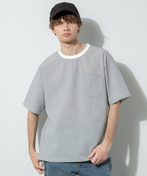 YARD PLUS(ヤードプリュス)の「YARD PLUS クイックドライ軽量Tシャツ(Tシャツ/カットソー・メンズ・ブラック/ネイビー/カーキ/その他・MEDIUM/LARGE)」の4枚目の写真