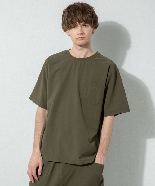 YARD PLUS(ヤードプリュス)の「YARD PLUS クイックドライ軽量Tシャツ(Tシャツ/カットソー・メンズ・ブラック/ネイビー/カーキ/その他・MEDIUM/LARGE)」の12枚目の写真