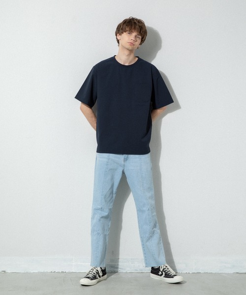 YARD PLUS(ヤードプリュス)の「YARD PLUS クイックドライ軽量Tシャツ(Tシャツ/カットソー・メンズ・ブラック/ネイビー/カーキ/その他・MEDIUM/LARGE)」の10枚目の写真