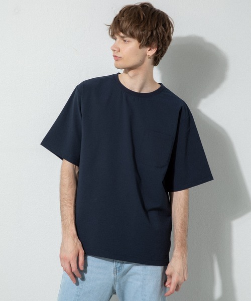 YARD PLUS(ヤードプリュス)の「YARD PLUS クイックドライ軽量Tシャツ(Tシャツ/カットソー・メンズ・ブラック/ネイビー/カーキ/その他・MEDIUM/LARGE)」の9枚目の写真