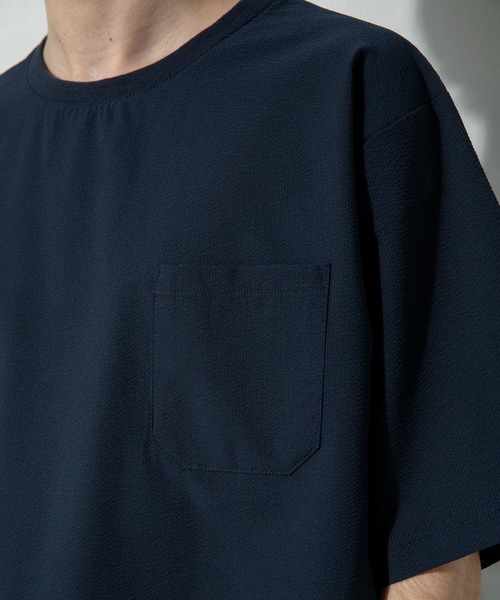 YARD PLUS(ヤードプリュス)の「YARD PLUS クイックドライ軽量Tシャツ(Tシャツ/カットソー・メンズ・ブラック/ネイビー/カーキ/その他・MEDIUM/LARGE)」の7枚目の写真