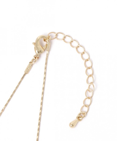 BAYFLOW（ベイフロー）の「テンネンセキペンダント（ネックレス・レディース・ホワイト/ライトオリーブ・FREE）」の6枚目の写真