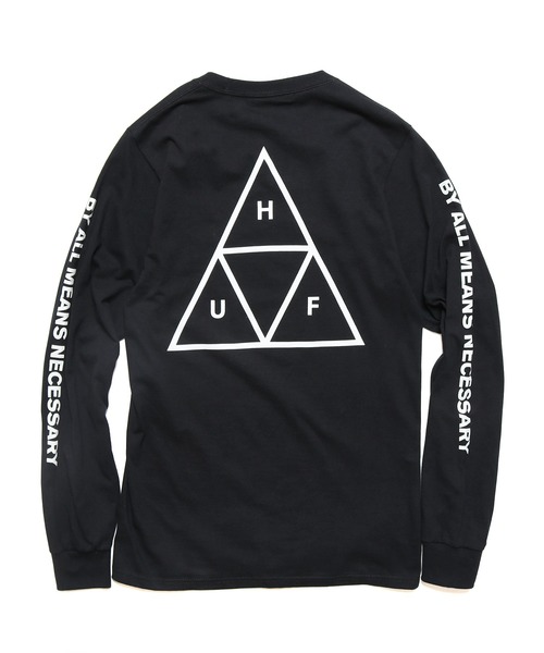 ☆HUF(ハフ)☆ESSENTIALS TT L/S TEE (長袖シャツ) HUF(ハフ)の「HUF/ハフ ESSENTIALS TT L/S TEE ロンT(Tシャツ