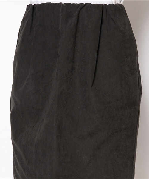 CIAOPANIC（チャオパニック）の「【Ciaopanic】ウエストギャザーピーチ起毛スカート（スカート・レディース・ネイビー/ベージュ/ボルドー/ブラック・FREE）」の9枚目の写真