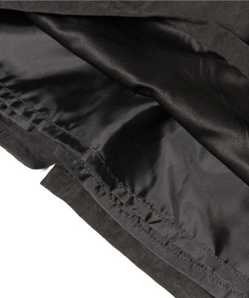 CIAOPANIC（チャオパニック）の「【Ciaopanic】ウエストギャザーピーチ起毛スカート（スカート・レディース・ネイビー/ベージュ/ボルドー/ブラック・FREE）」の5枚目の写真