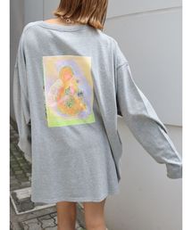 EMODA | 【EMODA×HARUMI】グラフィカルロングトップ(Tシャツ/カットソー)