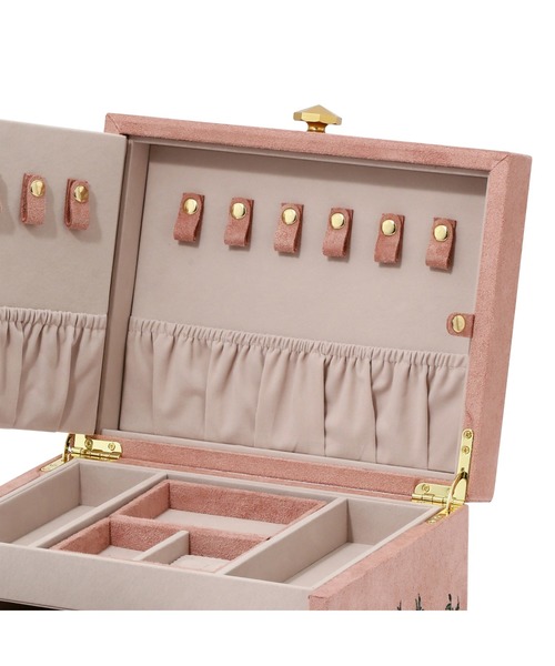 Francfranc（フランフラン）の「エンブロイダリー ジュエリーボックス 