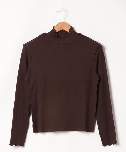 archives(アルシーヴ)の「アウトメロータートルネックT(Tシャツ/カットソー・レディース・ブラック/ベージュ/ブラウン/オフホワイト/グリーン/ピンク系その他/シルバーグレー/グレー・MEDIUM)」の7枚目の写真