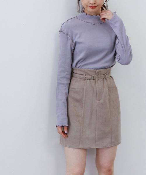 archives(アルシーヴ)の「アウトメロータートルネックT(Tシャツ/カットソー・レディース・ブラック/ベージュ/ブラウン/オフホワイト/グリーン/ピンク系その他/シルバーグレー/グレー・MEDIUM)」の11枚目の写真