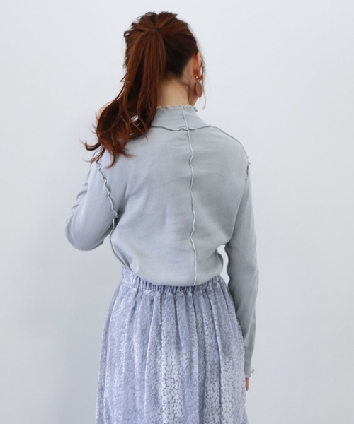 archives(アルシーヴ)の「アウトメロータートルネックT(Tシャツ/カットソー・レディース・ブラック/ベージュ/ブラウン/オフホワイト/グリーン/ピンク系その他/シルバーグレー/グレー・MEDIUM)」の14枚目の写真