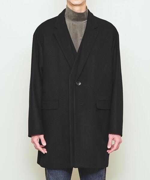 ユナイテッドアローズアンドサンズ 　レイヤードチェスターコート　ベージュ UNITED ARROWS & SONS（ユナイテッドアローズアンドサンズ）の
