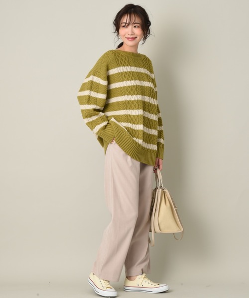INTERPLANET（インタープラネット）の「【anana】コーデュロイタックストレートパンツ（その他パンツ・レディース・ピンク/ベージュ/チャコールグレー・FREE）」の8枚目の写真