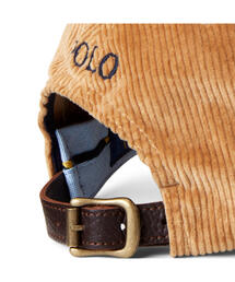 良品　ポロラルフローレン　キャップ　コーデュロイ　レザーベルト　ブラウン　現行 Amazon | ポロ ラルフローレン メンズ リバーシブル ベルト
