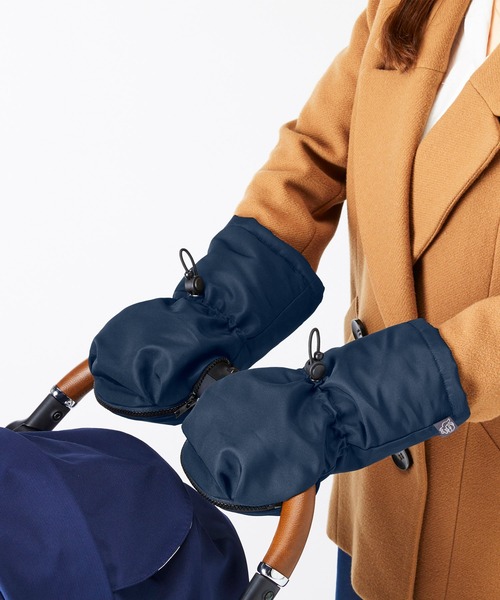 T‐REX（ティーレックス）の「【Smart Start / スマートスタート】もふもふミトン（ベビーカー/ベビーカー用品・キッズ・ネイビー・ONE SIZE）」の3枚目の写真