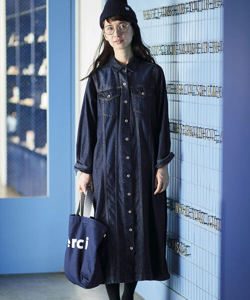 セール ブランド古着 シャツワンピース シャツワンピース Sunny Clouds サニークラウズ のファッション通販 Zozoused