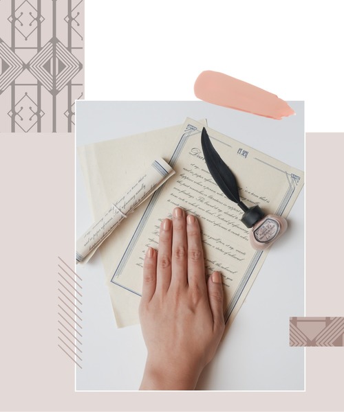 et seq.（エセク）の「【et seq.】LD1512 自画像【羽根ペンネイルポリッシュ】（マニキュア/ジェルネイル・レディース・ピンクベージュ・FREE）」の2枚目の写真