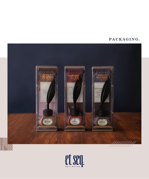 et seq.（エセク）の「【et seq.】LD1512 自画像【羽根ペンネイルポリッシュ】（マニキュア/ジェルネイル・レディース・ピンクベージュ・FREE）」の3枚目の写真