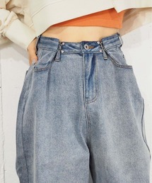 tiptop | 【web限定アイテム】ウエストフックルーズデニム(デニムパンツ)