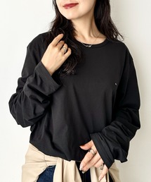 【TOMMY HILFIGER / トミー・ヒルフィガー】 ワンポイント刺繍 長袖Tシャツ ロンT ユニセックス