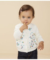PETIT BATEAU（プチバトー）の「ウール＆コットンニットカーディガン（カーディガン/ボレロ・キッズ）」