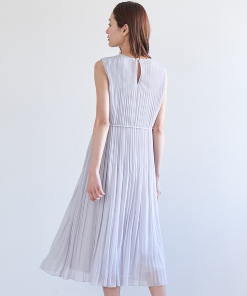 ワンピースシフォンプリーツシシュウ ワンピース ワンピース Anayi アナイ のファッション