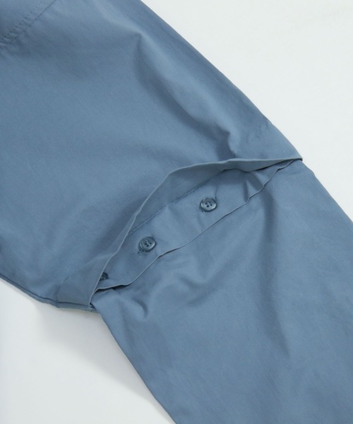 NILWAY（ニルウェイ）の「マルチウェイサイドコードルーズシャツ（シャツ/ブラウス・メンズ・ホワイト/ブラック/ブルー/ホワイト系/ホワイト系1/グレイッシュベージュ/チャコール・MEDIUM/LARGE）」の15枚目の写真