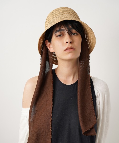 La Maison de Lyllis（メゾンドリリス）の「CLOCHE　クロッシェ / La Maison de Lyllis 2221021 メゾンドリリス（ハット・レディース・ブラック/ブラウン/ベージュ・57cm）」の19枚目の写真