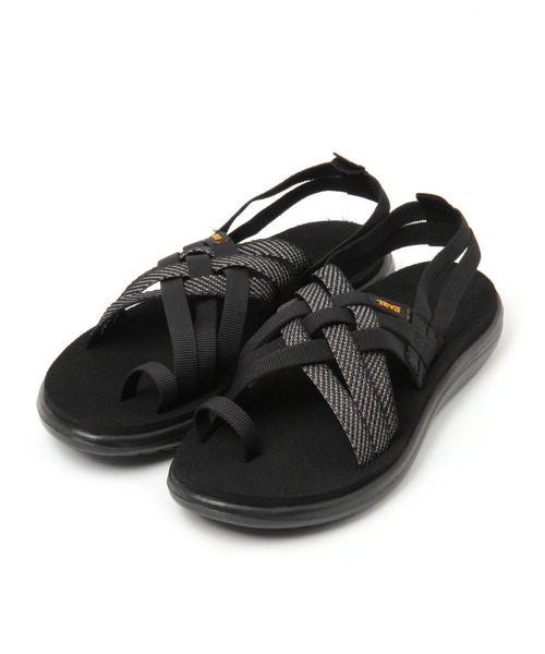 Teva(テバ)の「【Teva(テバ)】VOYA STRAPPY(サンダル・レディース・ブラック/ベージュ・23/24)」の1枚目の写真