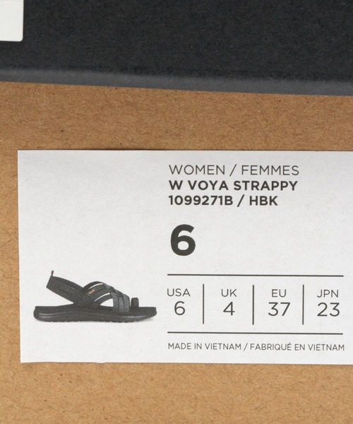 Teva(テバ)の「【Teva(テバ)】VOYA STRAPPY(サンダル・レディース・ブラック/ベージュ・23/24)」の10枚目の写真