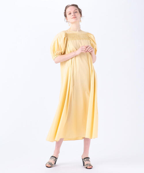 セール 一部web先行予約 コットンドッピオタイプライター パフスリーブワンピース ワンピース Tomorrowland トゥモローランド のファッション通販 Zozotown