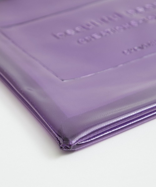 beautiful people（ビューティフルピープル）の「【beautiful people(ビューティフルピープル)】クリアエンボスネームトート 1115611987（トートバッグ・レディース・クリア/ラベンダー/ブラック・FREE）」の17枚目の写真