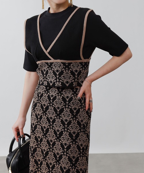 COLONY 2139(コロニートゥーワンスリーナイン)の「ギザコットンリブ5分袖Tシャツ(Tシャツ/カットソー・レディース・ブラック/ブルー/オフホワイト・SMALL/MEDIUM/LARGE)」の14枚目の写真