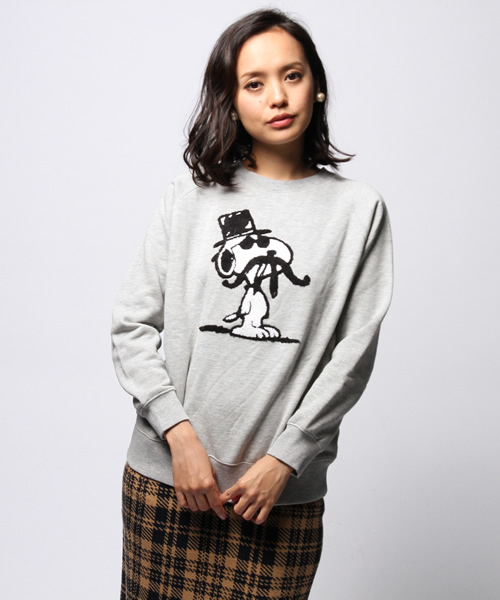 ROSE BUD（ローズバッド）の「【CLASSY掲載】【sweet掲載】LCTT-14258 CHENILLE EMB C/N R/S P/O（スウェット・レディース・ミックスグレー/ネイビー・ONE SIZE）」の13枚目の写真