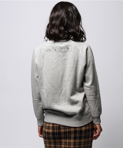 ROSE BUD（ローズバッド）の「【CLASSY掲載】【sweet掲載】LCTT-14258 CHENILLE EMB C/N R/S P/O（スウェット・レディース・ミックスグレー/ネイビー・ONE SIZE）」の9枚目の写真