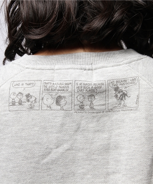 ROSE BUD（ローズバッド）の「【CLASSY掲載】【sweet掲載】LCTT-14258 CHENILLE EMB C/N R/S P/O（スウェット・レディース・ミックスグレー/ネイビー・ONE SIZE）」の6枚目の写真